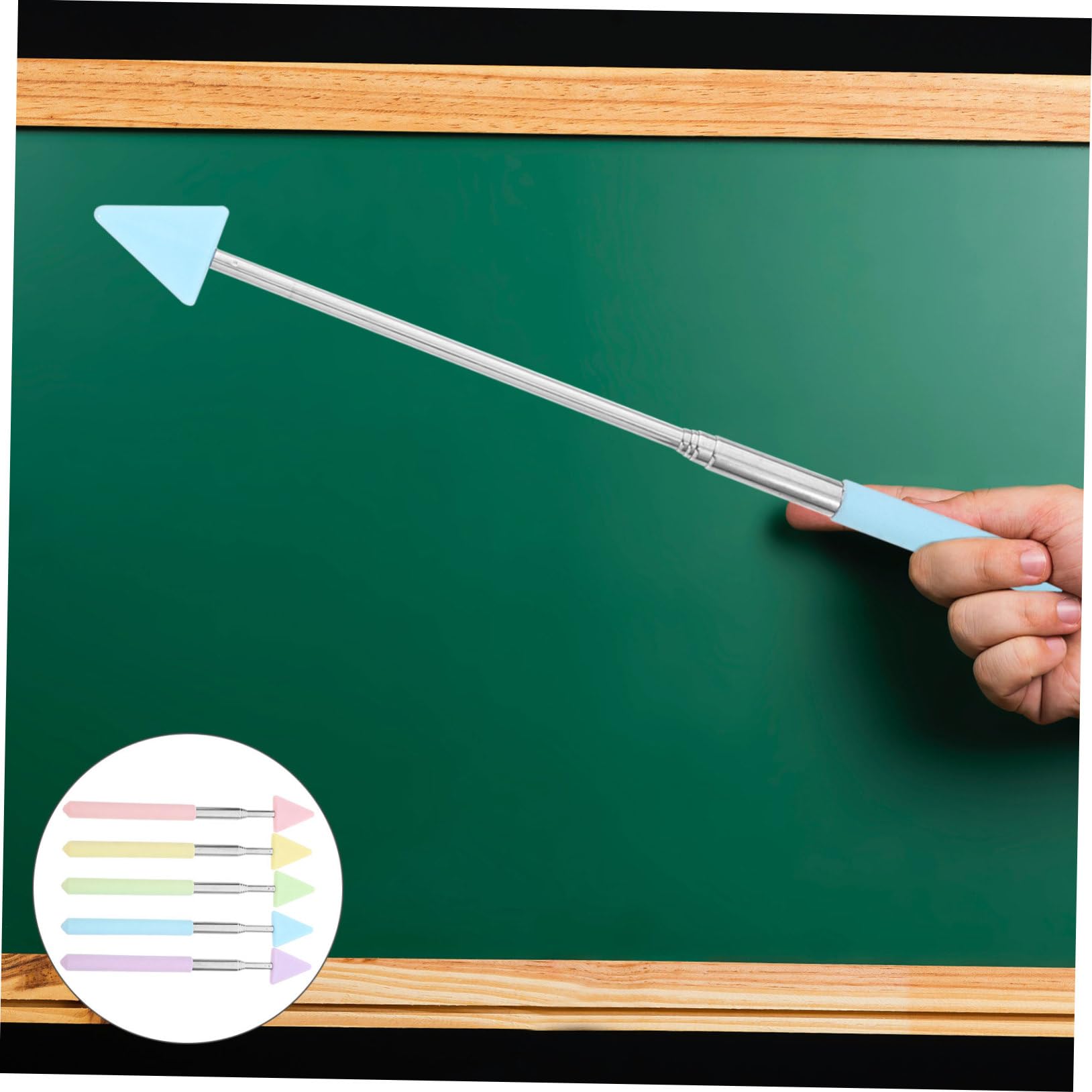 Amazon | Operitacx 5個本 教育用指示棒 伸縮可能な板指示棒 手持ちの